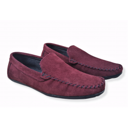 Pantofi din piele naturala Arif Visiniu