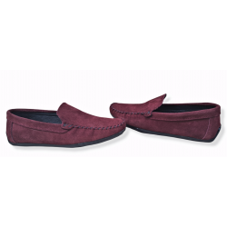 Pantofi din piele naturala Arif Visiniu